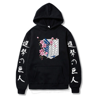 Attack on the Giant Anime Attack on Titan hooded sweatshirt men's hoodie s