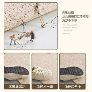 French Fries Door Mat No-Wash Silk Ring Foot Mat Door Mat Dirt-Resistant Non-Slip Fun-Slip Clipping Special-Shaped Carpet