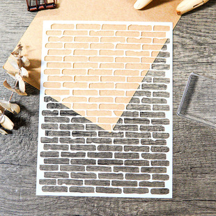 Catalog stencil Cross-border Hot Selling DIY Painting Hollow Template suit Wall Painting Spray Masking Decorative Template