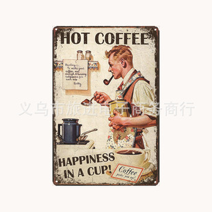 European and American cute iron painting vintage decoration Amazon Temu AliExpress supply