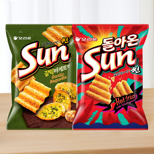 South Korea imported Haoliyou Sun corn chips garlic spicy Helens potato chips puffed food snack