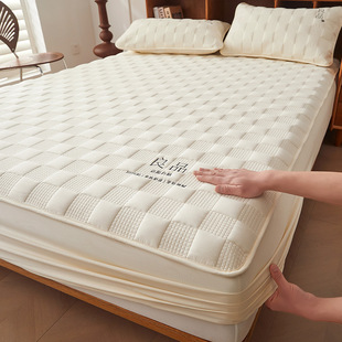 Bed hat category a mother and infant grade cotton winter waterproof cotton padded cotton padded thick cotton mattress mattress cover mattress protector
