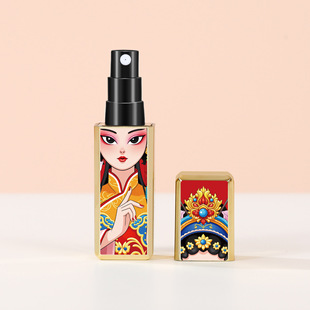 Новая модель квадратной серии масляной живописи 5ML парфюмерная бутылка разливочная бутылка небольшой образец переносной поездки