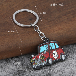 Металлический креативный брелок подвеска модель автомобиля подвеска Porsche 911 Volkswagen T1MINI подвеска для ключей автомобиля