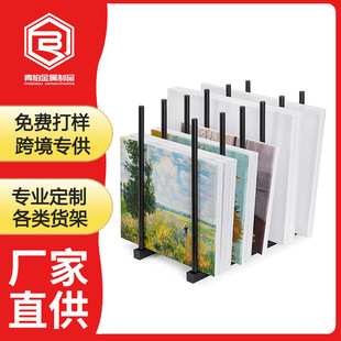 Cross-border Hot Selling Studio Oil Painting Storage Rack Art Photo Portrait Photo Frame Storage Rack Desktop Small Exhibition Rack Wholesale