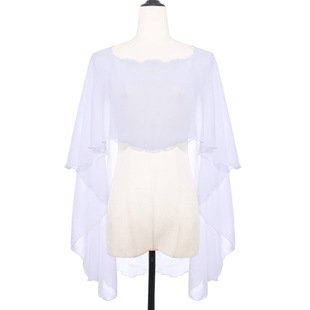 Foreign trade AliExpress eBay chiffon pullover shawl pullover cloak lengthened shawl ladies sunscreen arm manufacturers