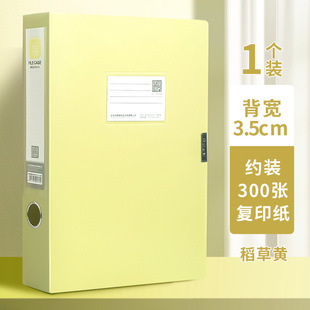 Morandi Color File Box Foldableing File Box Hard Box Large Capacity Folder Storage Box A4 File Box