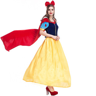 Halloween Costume Fairy Tale Queen Princess dress cosplay Prom Party Dress Hostess Costume