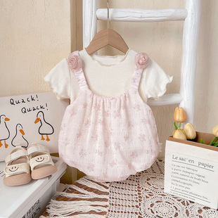 2025 Baby Summer Bait Peppy Kit Новорожденный Летнее платье