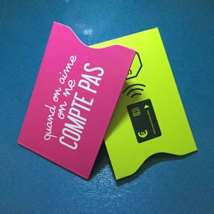 Anti-scanning student ID bus card bank card holder rfid anti-theft brush aluminum foil card holder RFID card holder in stock