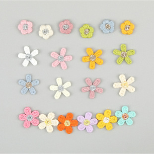 Gold and Silver Core Flower Embroidery Applique Hairpin Jewelry Material Coat Hat Scarf Canvas Shoes Bag Socks Pants Accessories 37