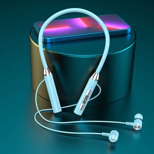 New Bluetooth headset in-ear hanging neck sports headset long standby life manufacturers wholesale universal mobile phone Hua
