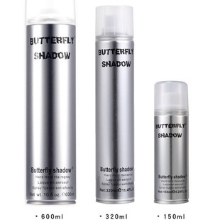 butterfly Styling Hairspray butterfly Qingying Styling Spray 600ml150ml Portable Dry Glue Wholesale