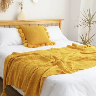 Big Office Nap Blanket Retro Homestay Living Room Bed End Towel Blanket Hanging Spike Bed End Blanket Sofa Blanket Cover Blanket