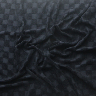 Jacquard CVC towel cloth cotton polyester chessboard Plaid velvet terry cloth three-dimensional jacquard towel cloth clothing fabric