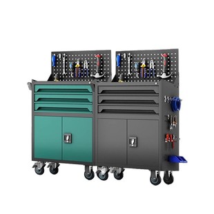 Tool cart tool cabinet mobile multifunctional workshop auto repair cabinet cart iron metal toolbox trolley