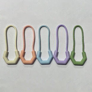 U-shaped zipper pull tail rope plastic pull tab clothing bags injection rope non-slip round pull tab manufacturers wholesale