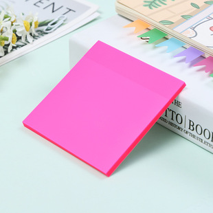 Yueda Colorful Transparent Post-it Note Morandi Index Note Transparent Writable Post-it Note Set Wrong Post-it Note