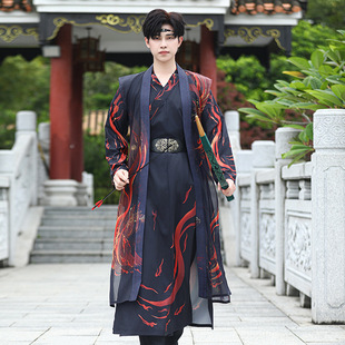 Подлинный оригинальный новый Hanfu Phoenix China Fengxian Yixian красивый и властный сын боевых искусств