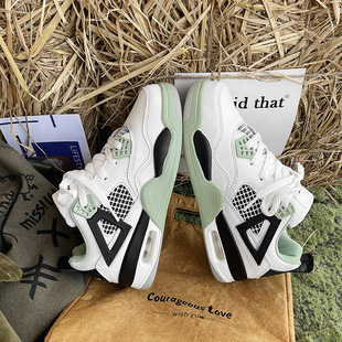 Men's Shoes with Thick Sole Height Increasing Air Cushion sneaker Men's Spring 2025 New All-match Ins Black Casual Running Shoes