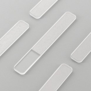 Nano glass file manufacturers transparent bright nail file manicure polishing sand rubbing nail file