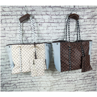 Amazon ebay AliExpress Hot Shoulder Bag LAZADA Independent Station wish Chessboard Plaid Crossbody Bag