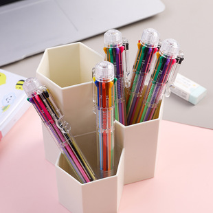8 Color Ballpoint Pen Special Offer Stationery Office Oil Pen Student Prizes Multicolor Ballpoint Pen