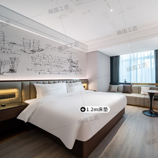 CiTiGo Hotel Furniture Full Set Customization Modern Simple Hotel Needs Re-standard Room Big Bed Room Homestay Bed