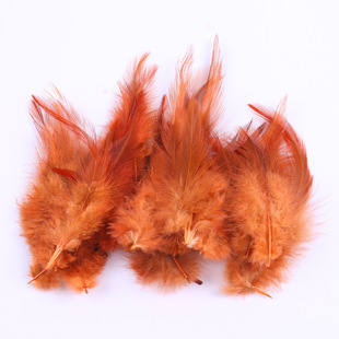 Wholesale 4-6 white pointed feather color chicken feather diy handmade jewelry crafts dream catcher clothing decoration materials