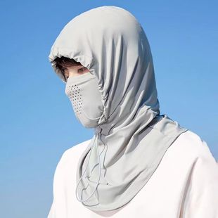 Солнцезащитная маска для лица мужского пола, покрывающей все лицо, шея, езда, спорт, висячие уши, тюрбан, маска, шея для мужчин и женщин