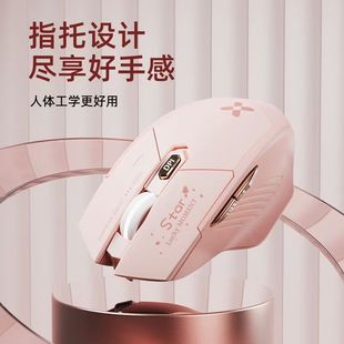 Mozo M100 Wireless Mouse Bluetooth Dual-Mode Quiet Charging Game E-Sports Office Notebook Desktop Mouse Cross
