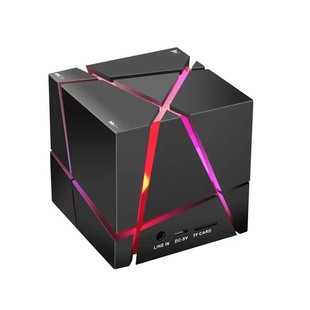 Qone Rubik's Cube Bluetooth Speaker Креативный красочный легкий сабвуфер для мобильного телефона Мини беспроводная карта Маленький аудио подарок