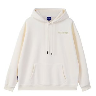 American Style Loose Simple Hooded Sweatshirt Men's 2024 Autumn New Loose Men's Trendy Brand Pullover Long-sleeved Jacket for Men