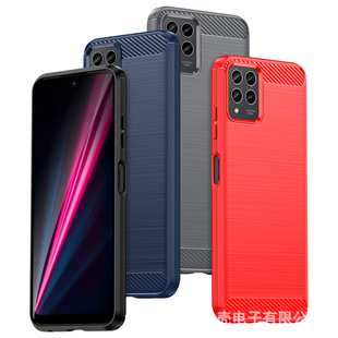Подходит для T-Mobile REVVL 6X Pro 5G, чехол для мобильного телефона, мягкий силиконовый матовый чехол «все включено», защита от падения, чистый цвет, защита от