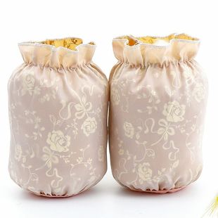Women's long short oversleeves double-layer gilding lace household sleeves autumn and winter anti-fouling oversleeves student office