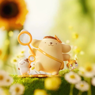 Подлинная собака Sanrio пудинг детство серия Four Seasons Blind Box модная игра ручной работы Украшение Рабочего Стола подарок оптом