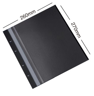 Wholesale album inside Page 300 grams of white card self-adhesive high permeability film can be sized album Core