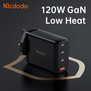 McDuodo 120WGaN-агрегат серии нитрид галлия с четырьмя зарядными устройствами для мобильных телефонов Apple