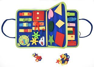 Cross-border Felt Learning Board Busy Board New Hot Selling Children Early Education Intelligence Development Felt Busy Board