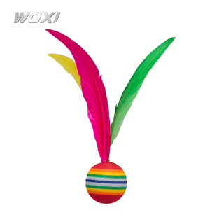 Three hairs ball board badminton ball da da ball elastic three hairs ball soft latex ball head board badminton ball shuttlecock manufacturers