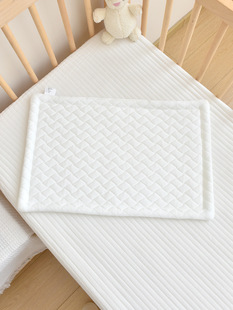 Polymer cool baby pillow summer cold embroidered flat pillow newborn cloud piece pillow anti-spitting milk pillow cushion towel