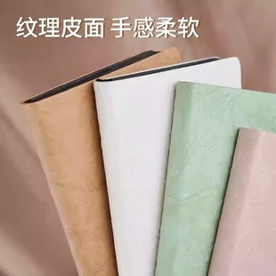 in stock notebook custom thickened a6 blank dot matrix book inner page stamped this soft leather portable notebook