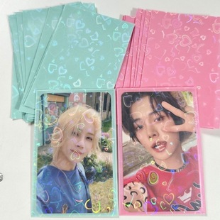 Transparent Card Film My Little Pony Card Protective Cover Bag Era Youth League Card Film Sealing Card Holder Laser Heart Version