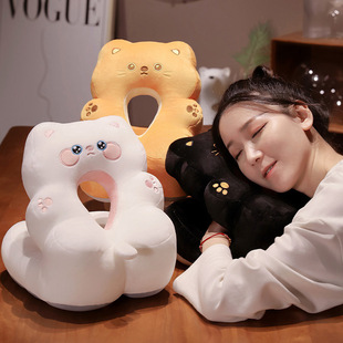 Cartoon Cat Ice Silk Nap Pillow Student Lunch Nap Pillow Office Nap Pillow Desktop Sleeping Pillow Nap Pillow
