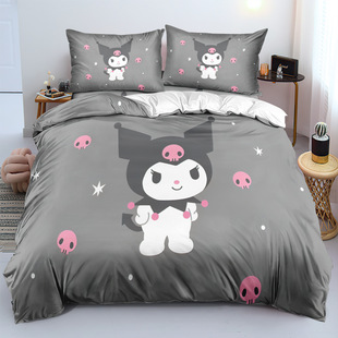 Sanrio детское постельное белье Комплект из трех предметов 90-120 г матовая ткань 3D цифровая печать Amazon Barley