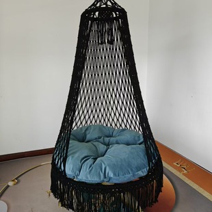 Handmade Tassel Hanging Chair Bohemian Courtyard Swing Indoor Hanging Basket Outdoor Hammock Amazon Outdoor