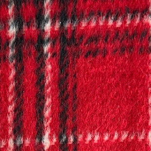 Chemical fiber wool plaid fabric spot supply woolen fabric autumn and winter new tartan fabric