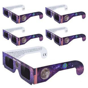 2024 solar eclipse solar observation glasses paper total solar eclipse glasses solar eclipse observation glasses can provide ISO