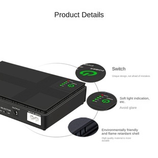 Shanpu Router Mini Home Mini 5V9V12V18W Optical Cat Dc Dc Power Supply Ups Uninterruptible Power Supply