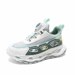 Balabala Boys Shoes 2024 Spring New Mesh Breathable Soft Bottom Children's Sneakers Big Boys Hugh